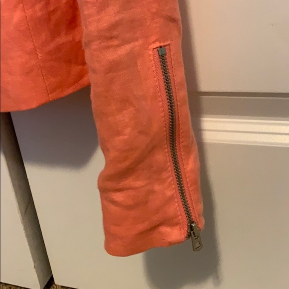 Banana Republic 100% linen coral blazer - Picture 4 of 4